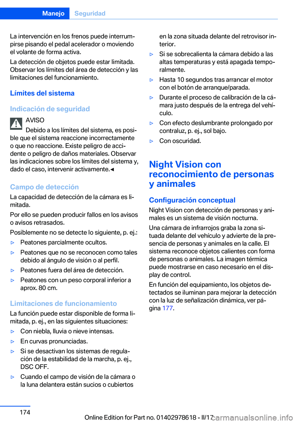 BMW 7 SERIES 2018  Manuales de Empleo (in Spanish) �L�a� �i�n�t�e�r�v�e�n�c�i�