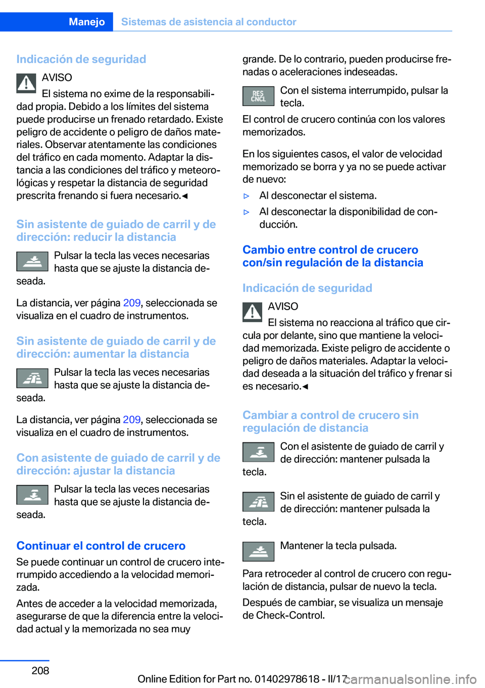 BMW 7 SERIES 2018  Manuales de Empleo (in Spanish) �I�n�d�i�c�a�c�i�
