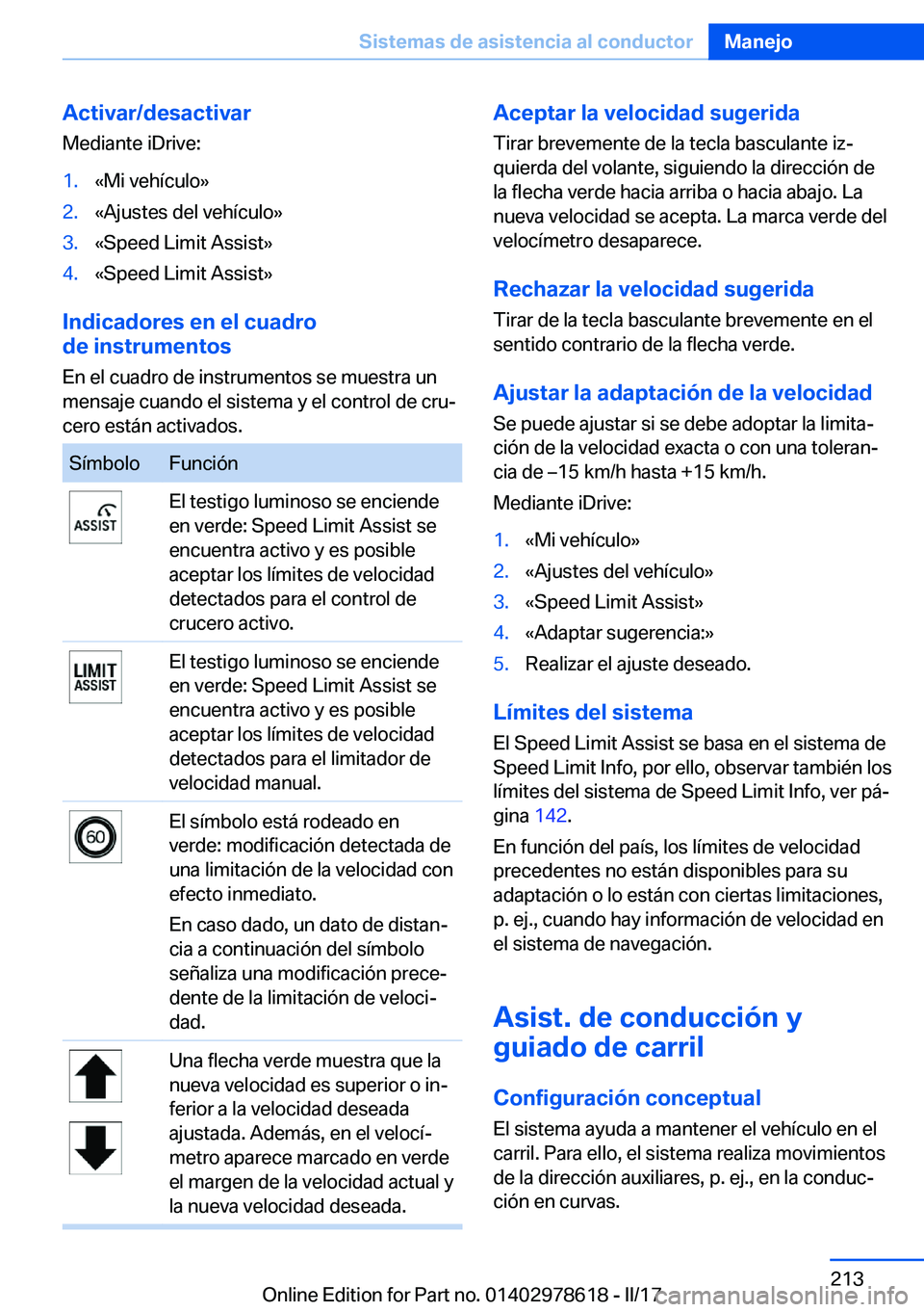 BMW 7 SERIES 2018  Manuales de Empleo (in Spanish) �A�c�t�i�v�a�r�/�d�e�s�a�c�t�i�v�a�r�M�e�d�i�a�n�t�e� �i�D�r�i�v�e�:�1�.�«�M�i� �v�e�h�