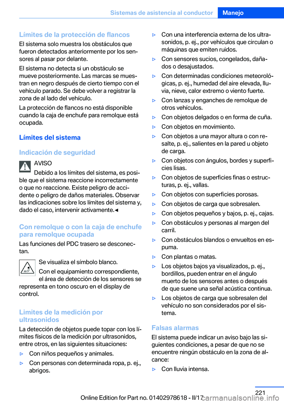 BMW 7 SERIES 2018  Manuales de Empleo (in Spanish) �L�