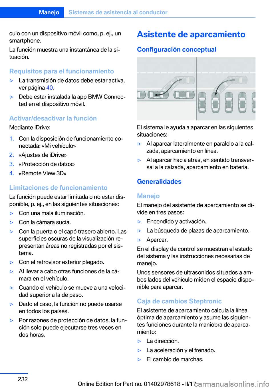 BMW 7 SERIES 2018  Manuales de Empleo (in Spanish) �c�u�l�o� �c�o�n� �u�n� �d�i�s�p�o�s�i�t�i�v�o� �m�