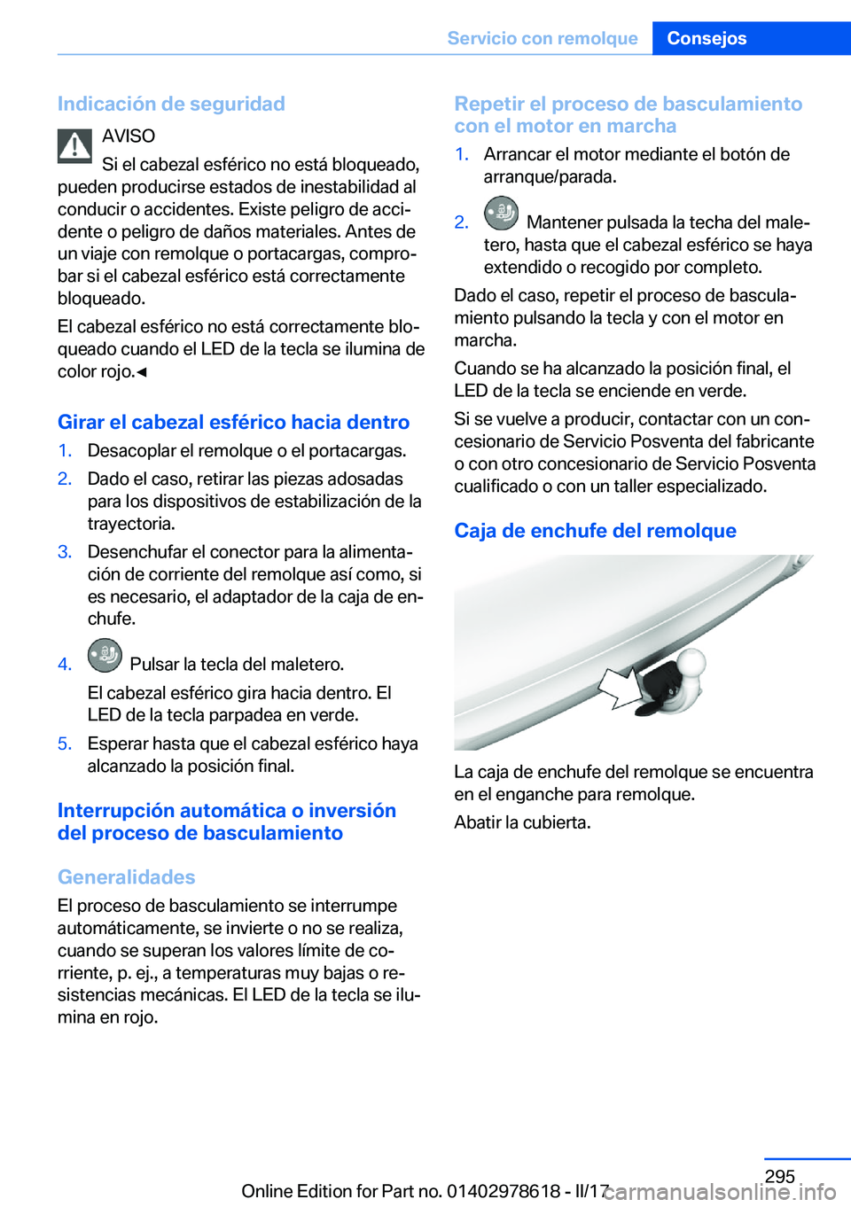 BMW 7 SERIES 2018  Manuales de Empleo (in Spanish) �I�n�d�i�c�a�c�i�