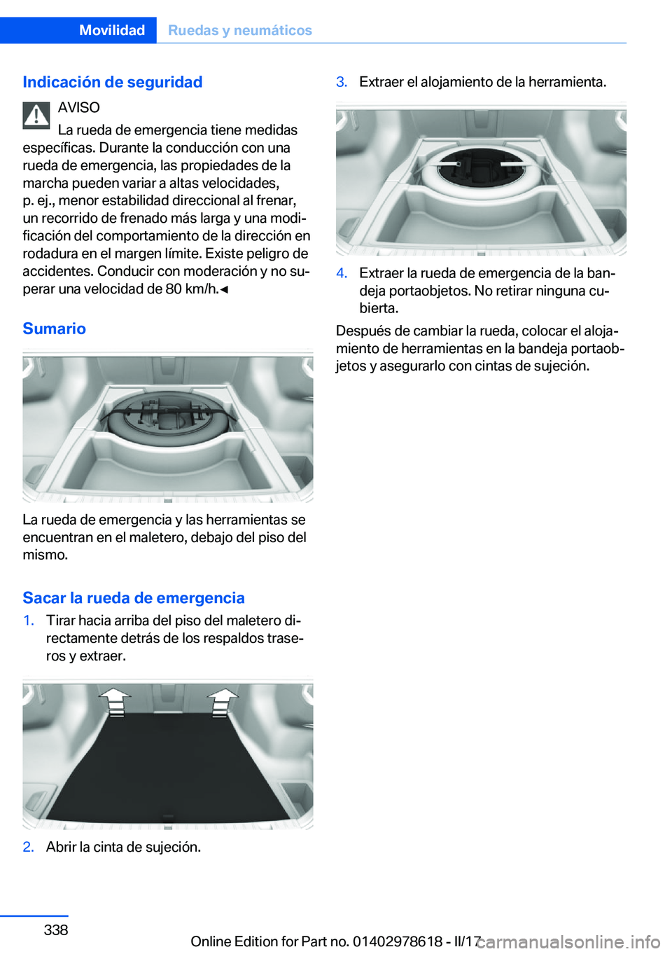 BMW 7 SERIES 2018  Manuales de Empleo (in Spanish) �I�n�d�i�c�a�c�i�