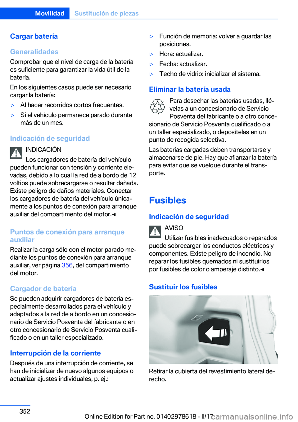 BMW 7 SERIES 2018  Manuales de Empleo (in Spanish) �C�a�r�g�a�r��b�a�t�e�r�