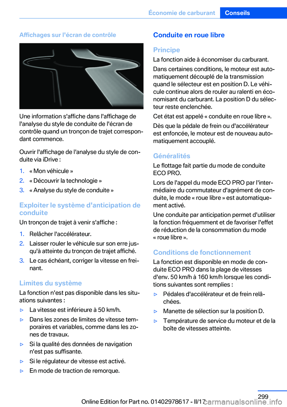 BMW 7 SERIES 2018  Notices Demploi (in French) �A�f�f�i�c�h�a�g�e�s��s�u�r��l�'�é�c�r�a�n��d�e��c�o�n�t�r�