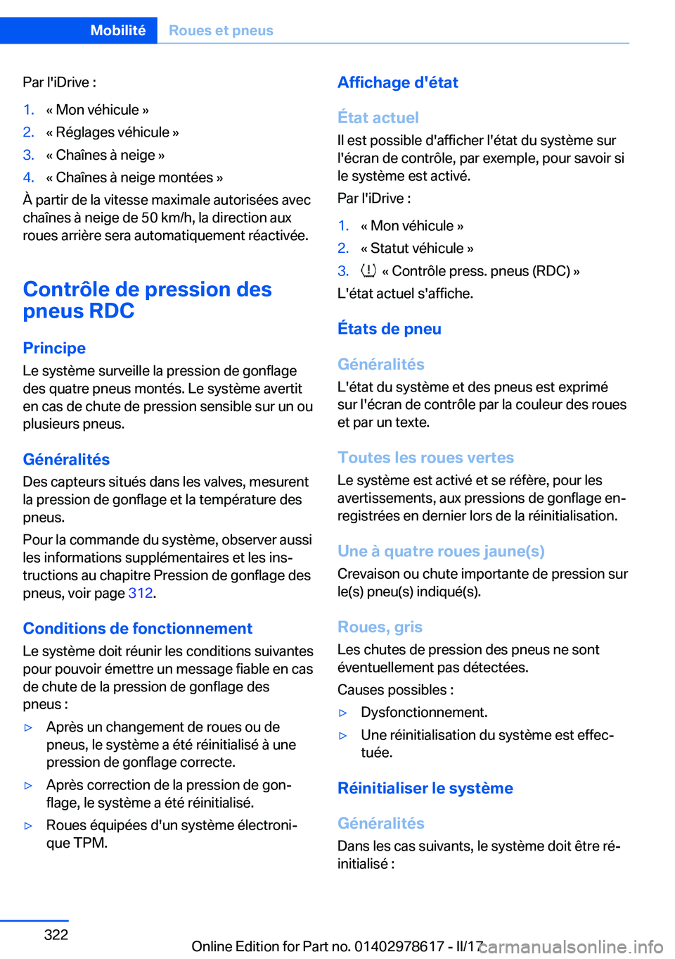 BMW 7 SERIES 2018  Notices Demploi (in French) �P�a�r� �l�'�i�D�r�i�v�e� �:�1�.�k� �M�o�n� �v�é�h�i�c�u�l�e� �{�2�.�k� �R�é�g�l�a�g�e�s� �v�é�h�i�c�u�l�e� �{�3�.�k� �C�h�a�î�n�e�s� �à� �n�e�i�g�e� �{�4�.�k� �C�h�a�î�n�e�s� �à� �n�e�i�g�
