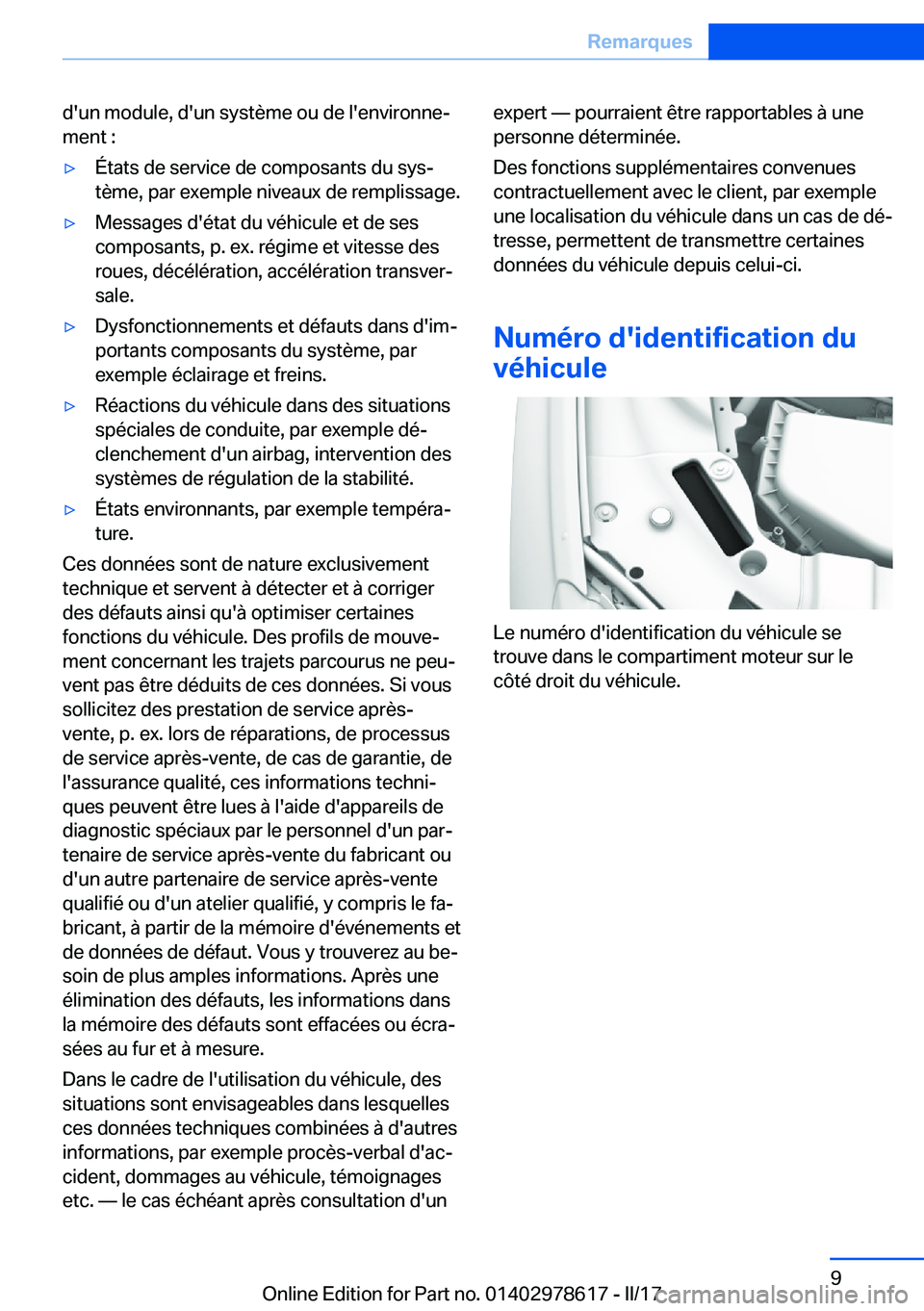 BMW 7 SERIES 2018  Notices Demploi (in French) �d�'�u�n� �m�o�d�u�l�e�,� �d�'�u�n� �s�y�s�t�è�m�e� �o�u� �d�e� �l�'�e�n�v�i�r�o�n�n�ej�m�e�n�t� �:'y�É�t�a�t�s� �d�e� �s�e�r�v�i�c�e� �d�e� �c�o�m�p�o�s�a�n�t�s� �d�u� �s�y�sj
�t�
