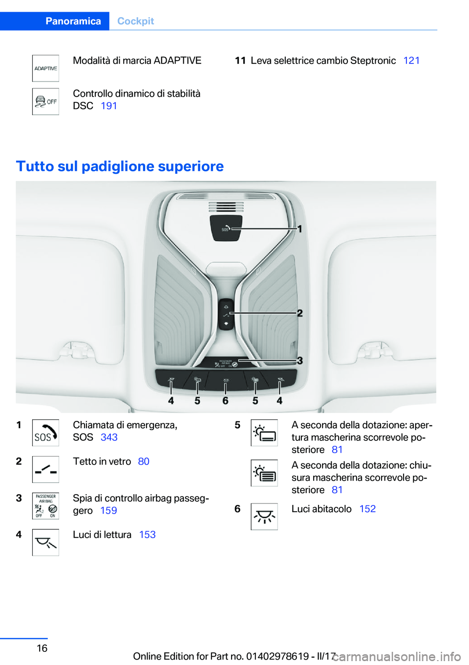 BMW 7 SERIES 2018  Libretti Di Uso E manutenzione (in Italian) �M�o�d�a�l�i�t�à� �d�i� �m�a�r�c�i�a� �A�D�A�P�T�I�V�E�C�o�n�t�r�o�l�l�o� �d�i�n�a�m�i�c�o� �d�i� �s�t�a�b�i�l�i�t�à
�D�S�C\_ �1�9�1�1�1�L�e�v�a� �s�e�l�e�t�t�r�i�c�e� �c�a�m�b�i�o� �S�t�e�p�t�r�o