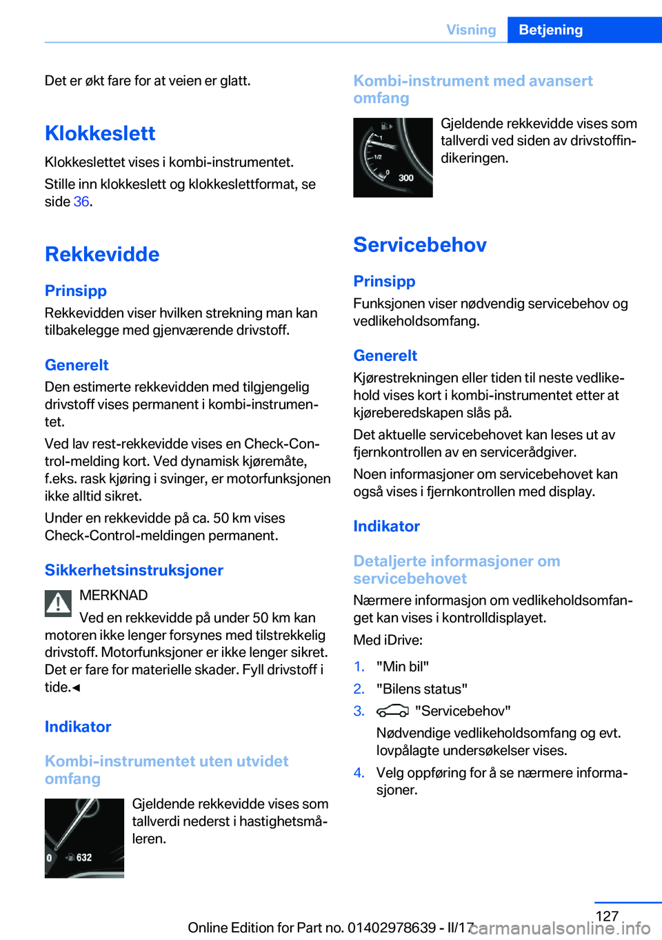BMW 7 SERIES 2018  InstruksjonsbØker (in Norwegian) �D�e�t� �e�r� �