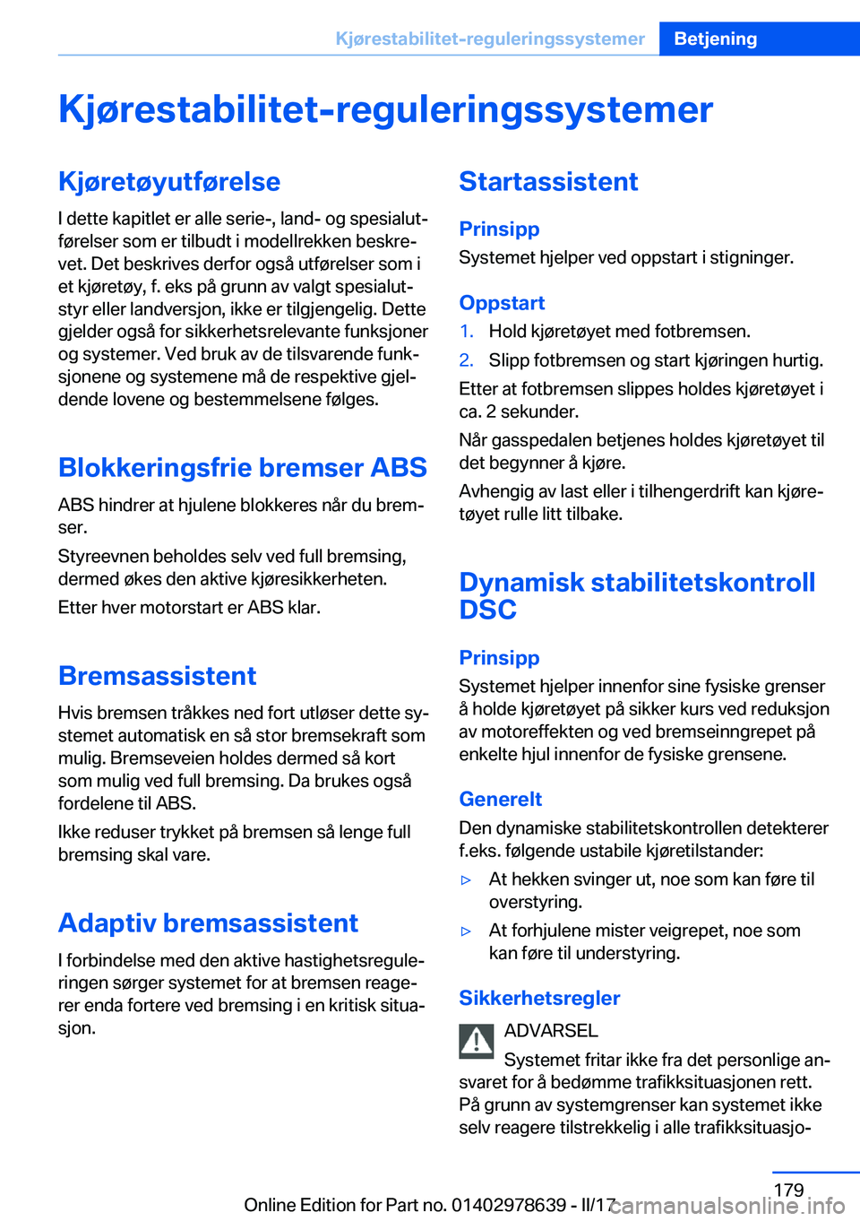 BMW 7 SERIES 2018  InstruksjonsbØker (in Norwegian) �K�j�