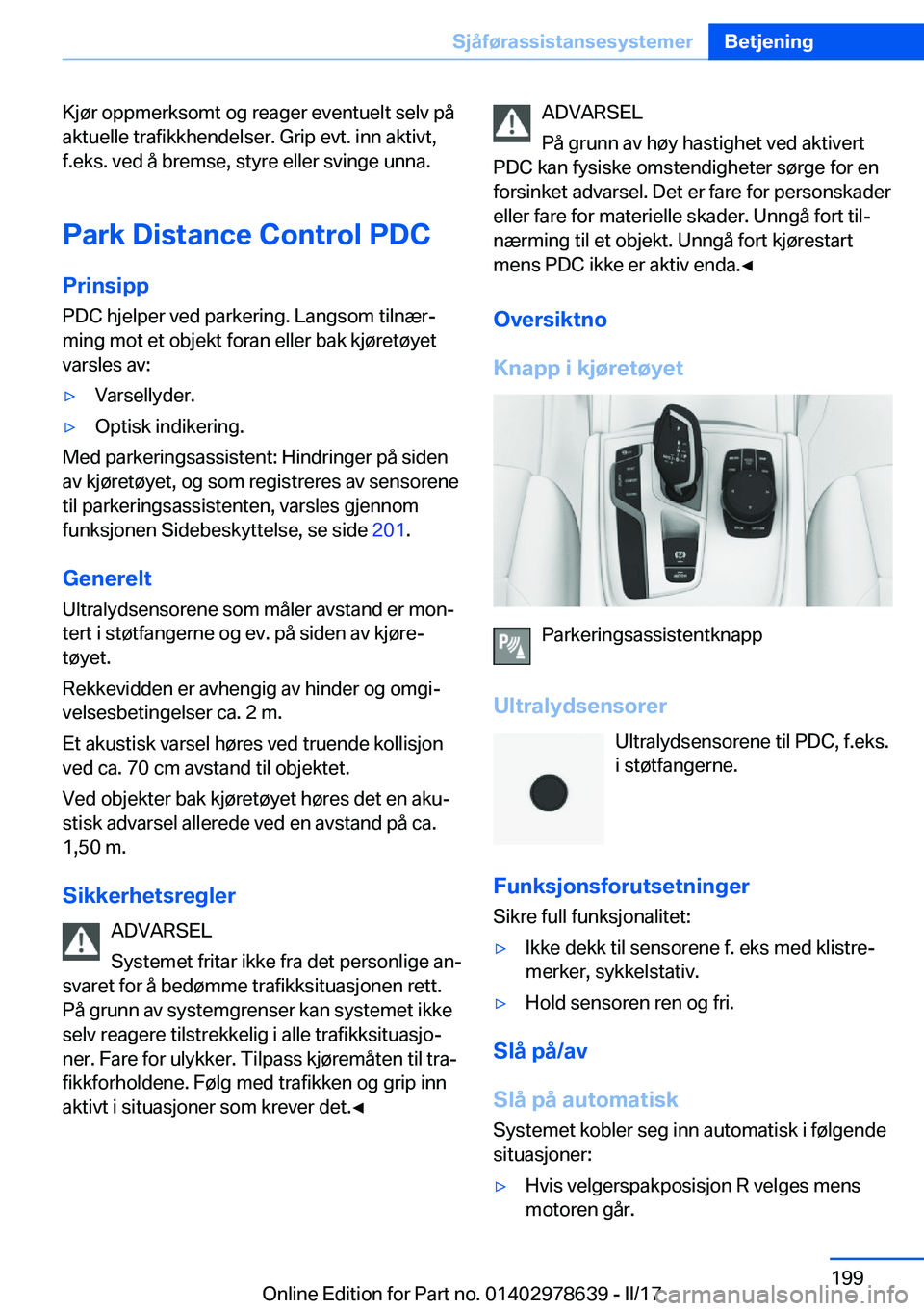 BMW 7 SERIES 2018  InstruksjonsbØker (in Norwegian) �K�j�