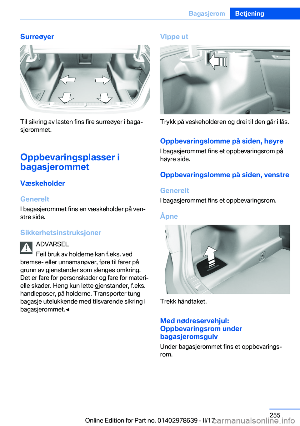 BMW 7 SERIES 2018  InstruksjonsbØker (in Norwegian) �S�u�r�r�e�