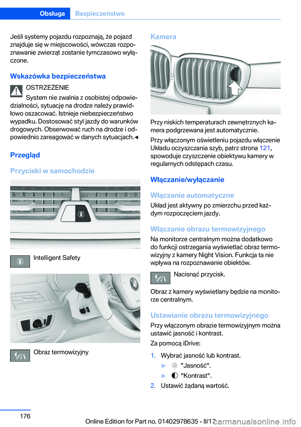 BMW 7 SERIES 2018  Instrukcja obsługi (in Polish) �J�e �l�i� �s�y�s�t�e�m�y� �p�o�j�a�z�d�u� �r�o�z�p�o�z�n�a�j�