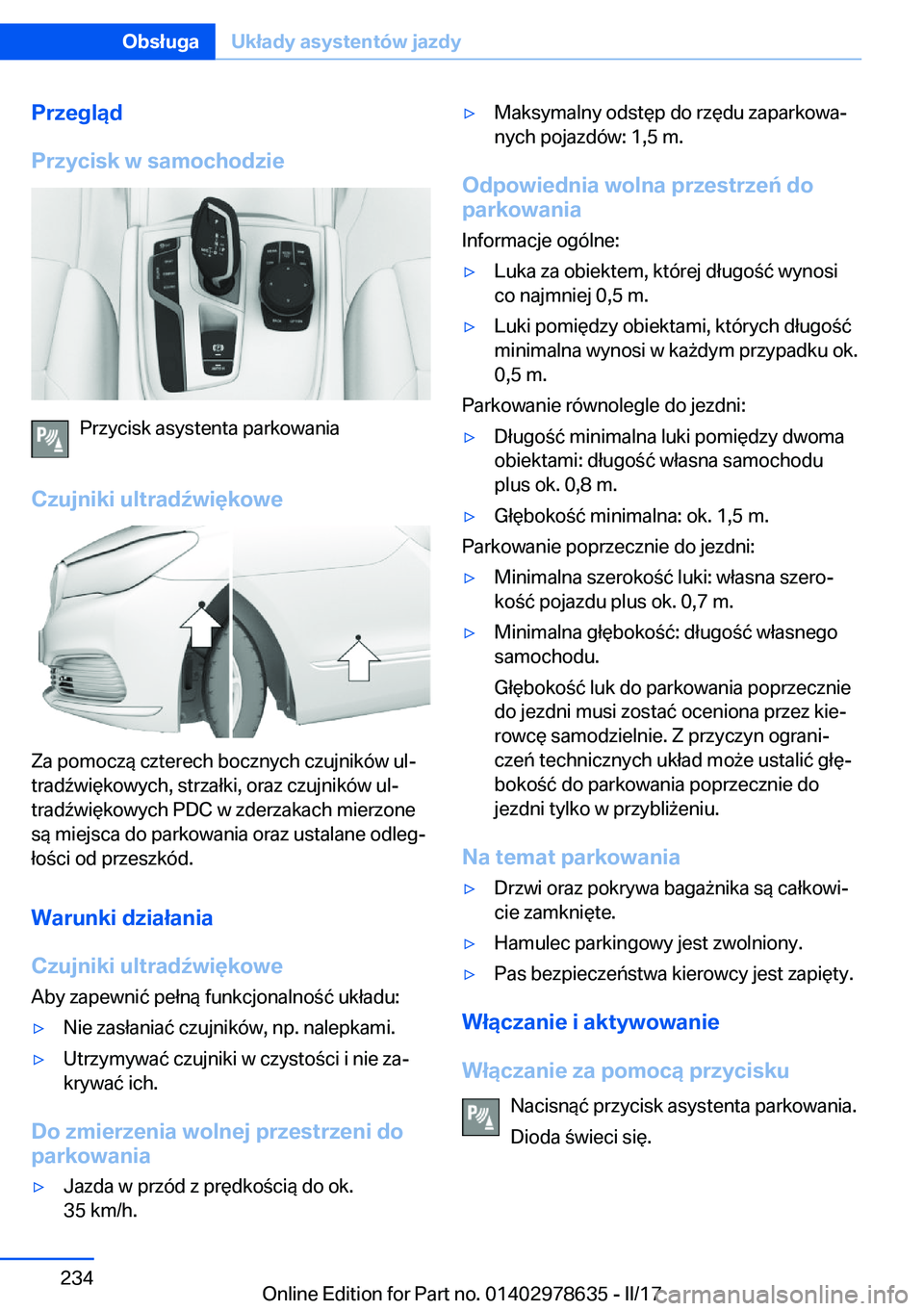 BMW 7 SERIES 2018  Instrukcja obsługi (in Polish) �P�r�z�e�g�l�