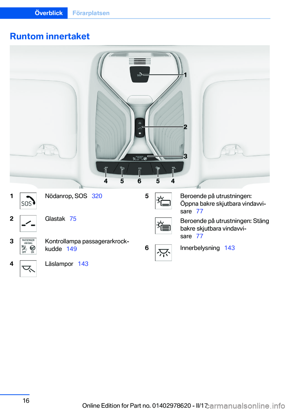 BMW 7 SERIES 2018  InstruktionsbÖcker (in Swedish) �R�u�n�t�o�m��i�n�n�e�r�t�a�k�e�t�1�N�ö�d�a�n�r�o�p�,� �S�O�S\_�3�2�0�2�G�l�a�s�t�a�k\_�7�5�3�K�o�n�t�r�o�l�l�a�m�p�a� �p�a�s�s�a�g�e�r�a�r�k�r�o�c�kj
�k�u�d�d�e\_ �1�4�9�4�L�ä�s�l�a�m�p�o�r