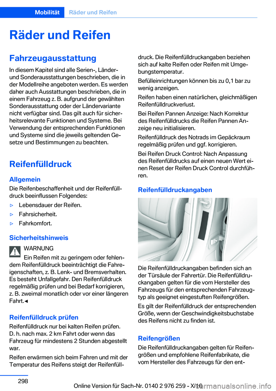 BMW 7 SERIES 2017  Betriebsanleitungen (in German) �R�