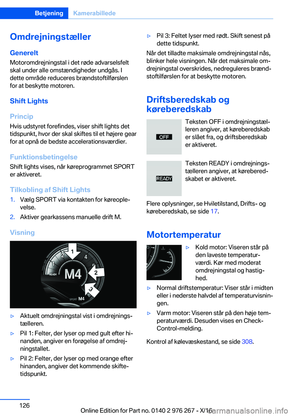 BMW 7 SERIES 2017  InstruktionsbØger (in Danish) �O�m�d�r�e�j�n�i�n�g�s�t�æ�l�l�e�r�G�e�n�e�r�e�l�t
�M�o�t�o�r�o�m�d�r�e�j�n�i�n�g�s�t�a�l� �i� �d�e�t� �r�