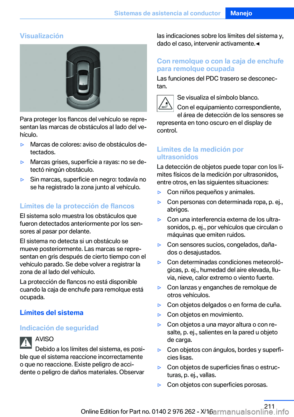 BMW 7 SERIES 2017  Manuales de Empleo (in Spanish) �V�i�s�u�a�l�i�z�a�c�i�
