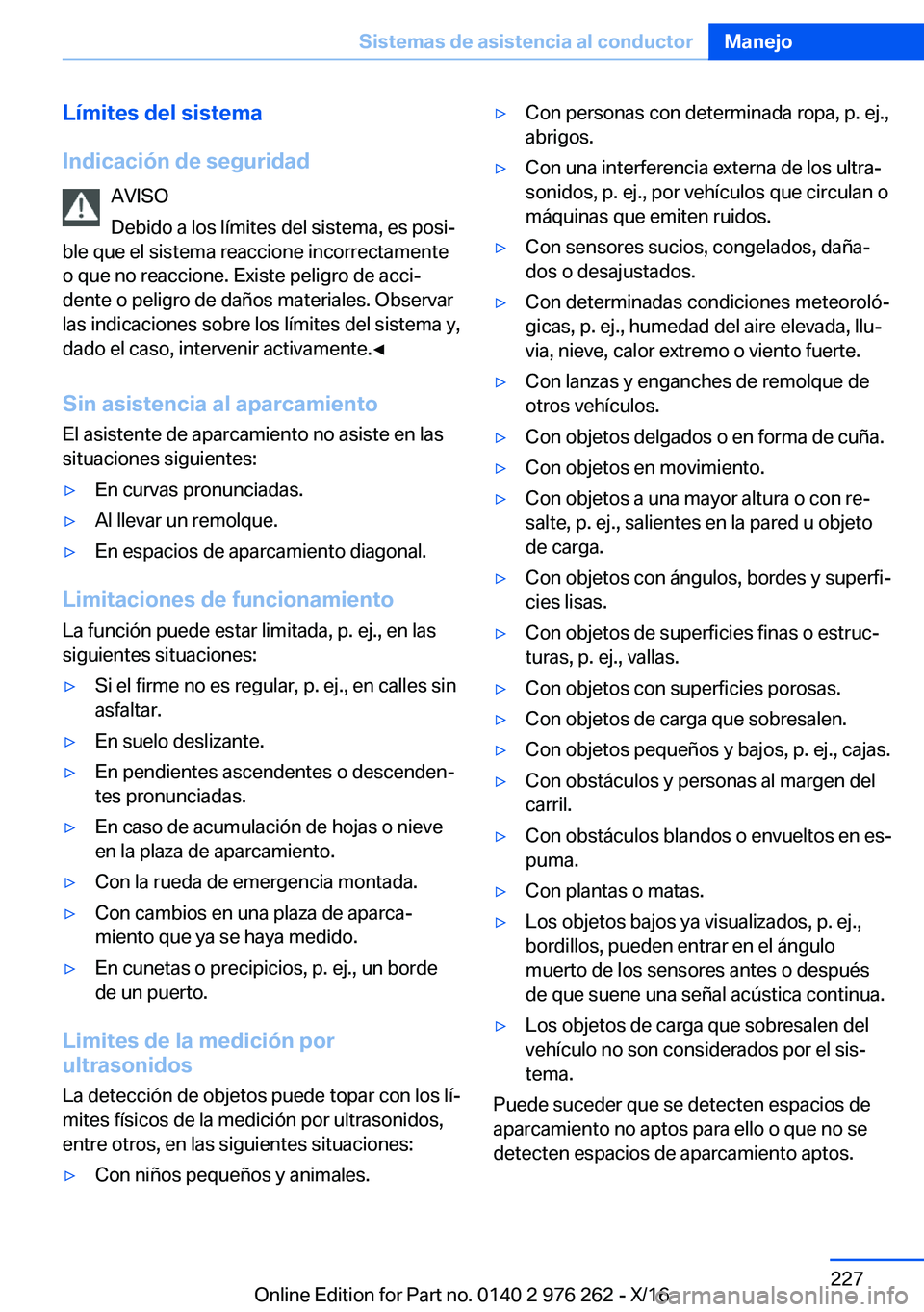 BMW 7 SERIES 2017  Manuales de Empleo (in Spanish) �L�