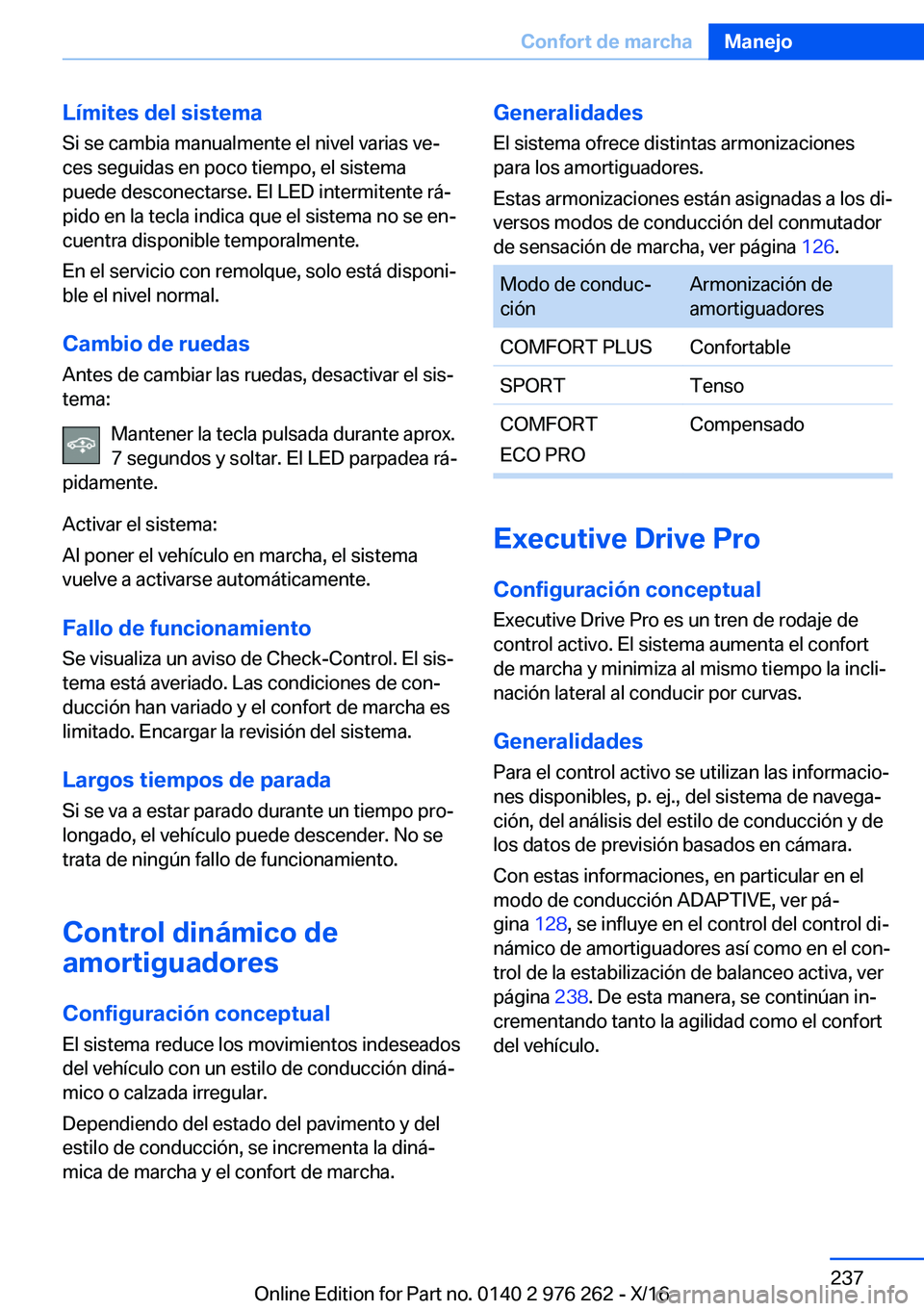 BMW 7 SERIES 2017  Manuales de Empleo (in Spanish) �L�