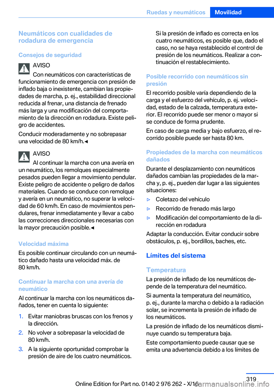 BMW 7 SERIES 2017  Manuales de Empleo (in Spanish) �N�e�u�m�
