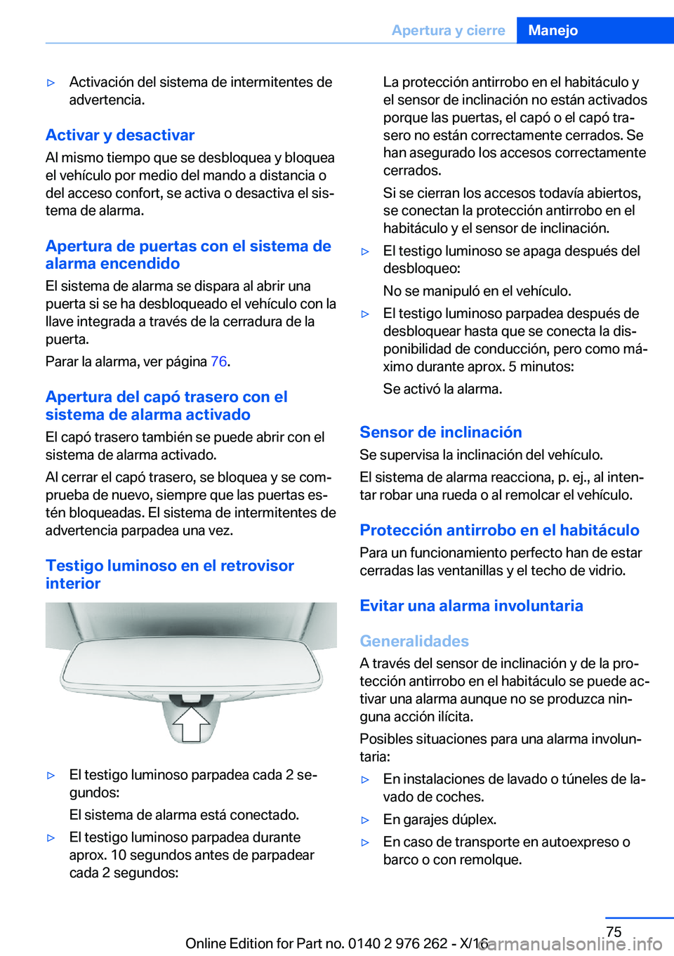 BMW 7 SERIES 2017  Manuales de Empleo (in Spanish) 'y�A�c�t�i�v�a�c�i�