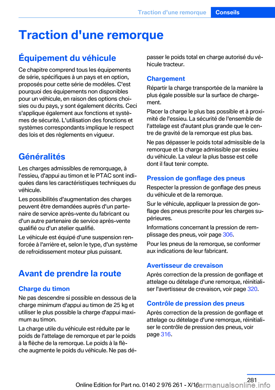 BMW 7 SERIES 2017  Notices Demploi (in French) �T�r�a�c�t�i�o�n��d�'�u�n�e��r�e�m�o�r�q�u�e�