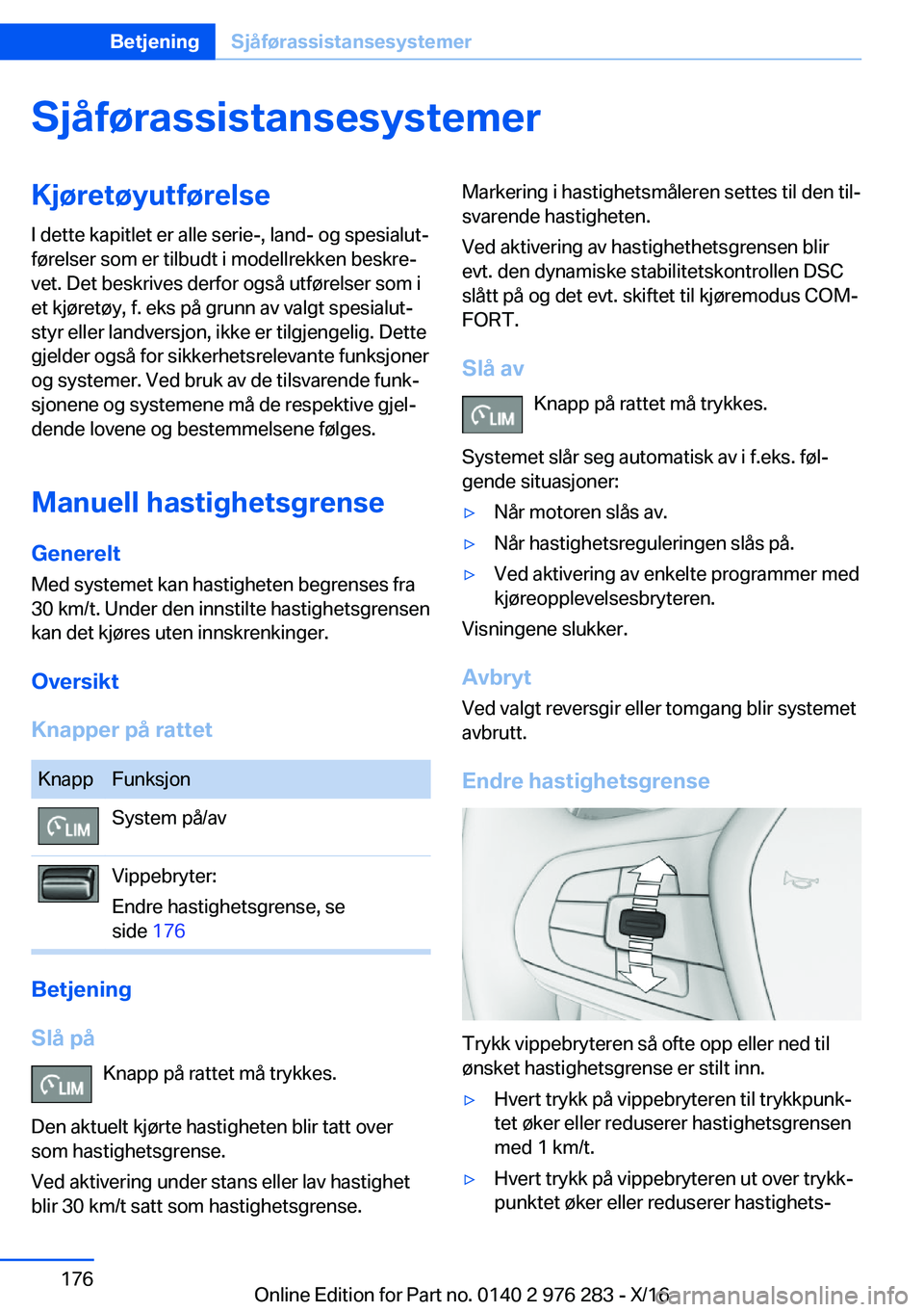 BMW 7 SERIES 2017  InstruksjonsbØker (in Norwegian) �S�j�å�f�
