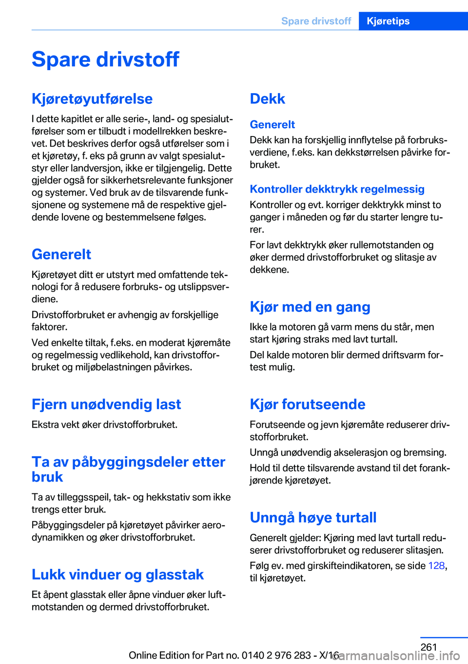 BMW 7 SERIES 2017  InstruksjonsbØker (in Norwegian) �S�p�a�r�e��d�r�i�v�s�t�o�f�f�K�j�