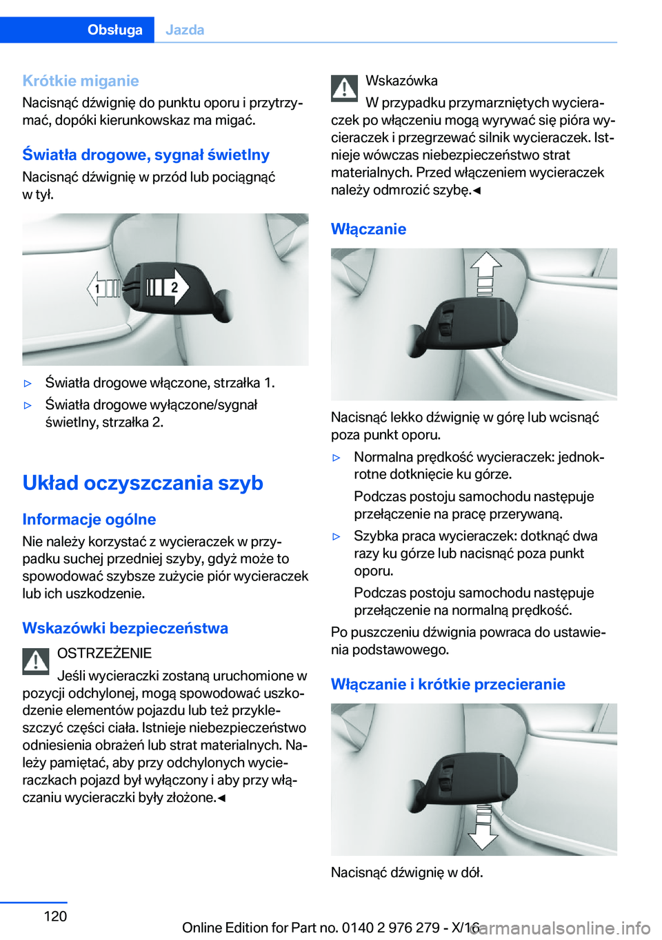 BMW 7 SERIES 2017  Instrukcja obsługi (in Polish) �K�r�