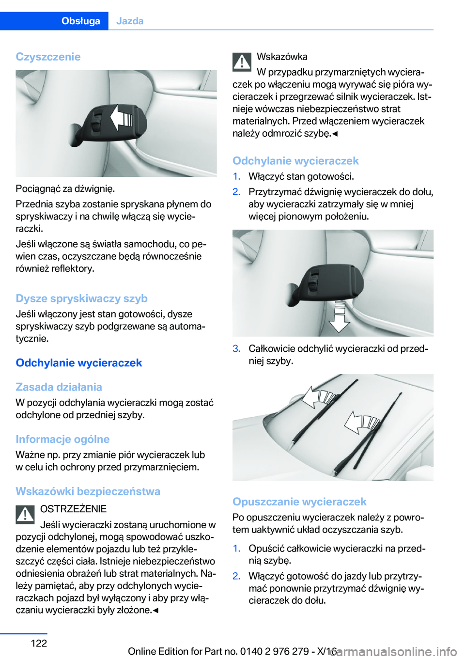 BMW 7 SERIES 2017  Instrukcja obsługi (in Polish) �C�z�y�s�z�c�z�e�n�i�e
�P�o�c�i�
