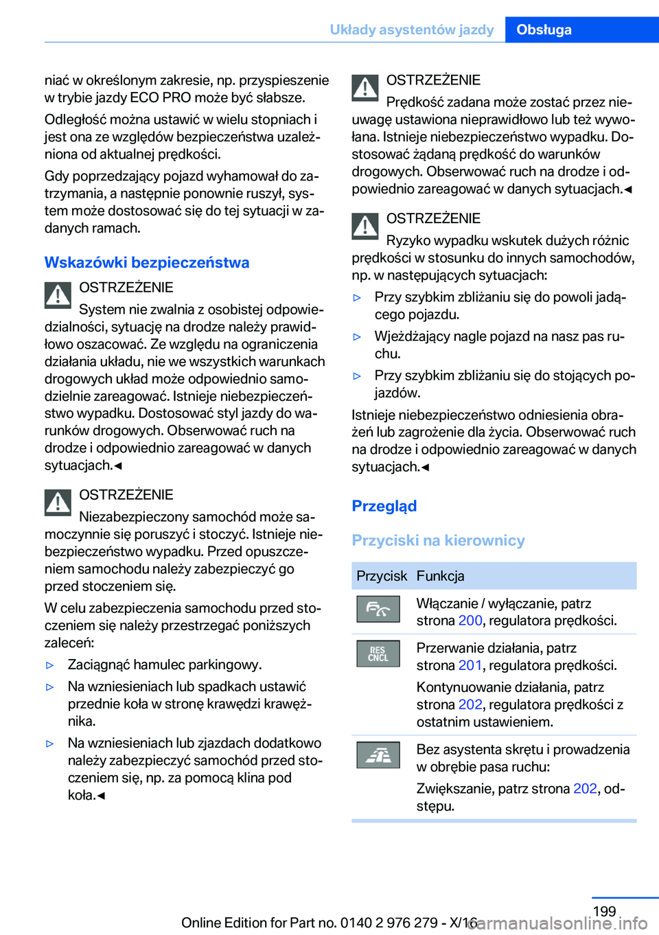 BMW 7 SERIES 2017  Instrukcja obsługi (in Polish) �n�i�a�