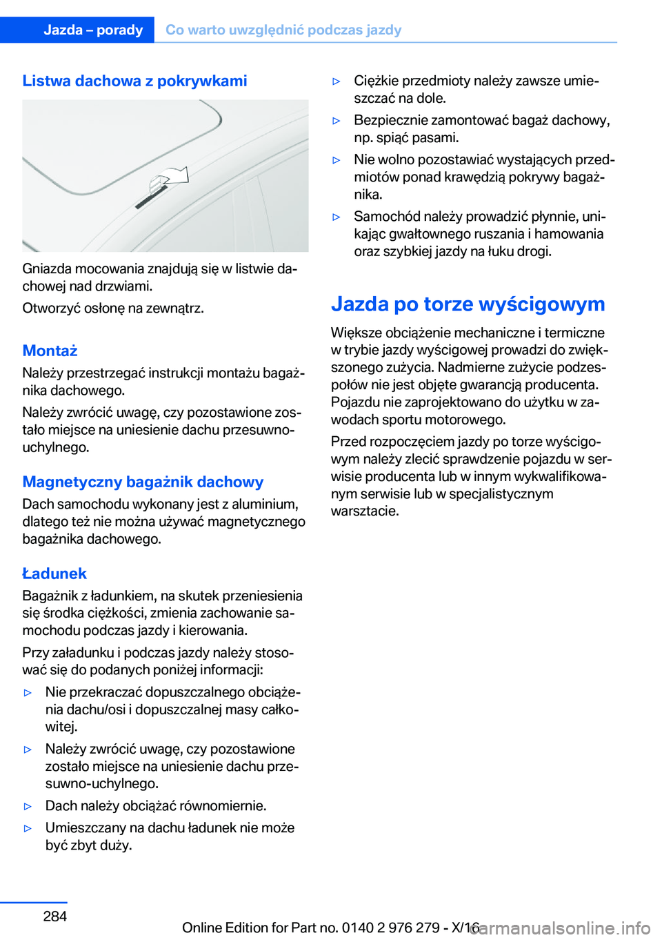 BMW 7 SERIES 2017  Instrukcja obsługi (in Polish) �L�i�s�t�w�a��d�a�c�h�o�w�a��z��p�o�k�r�y�w�k�a�m�i
�G�n�i�a�z�d�a� �m�o�c�o�w�a�n�i�a� �z�n�a�j�d�u�j�