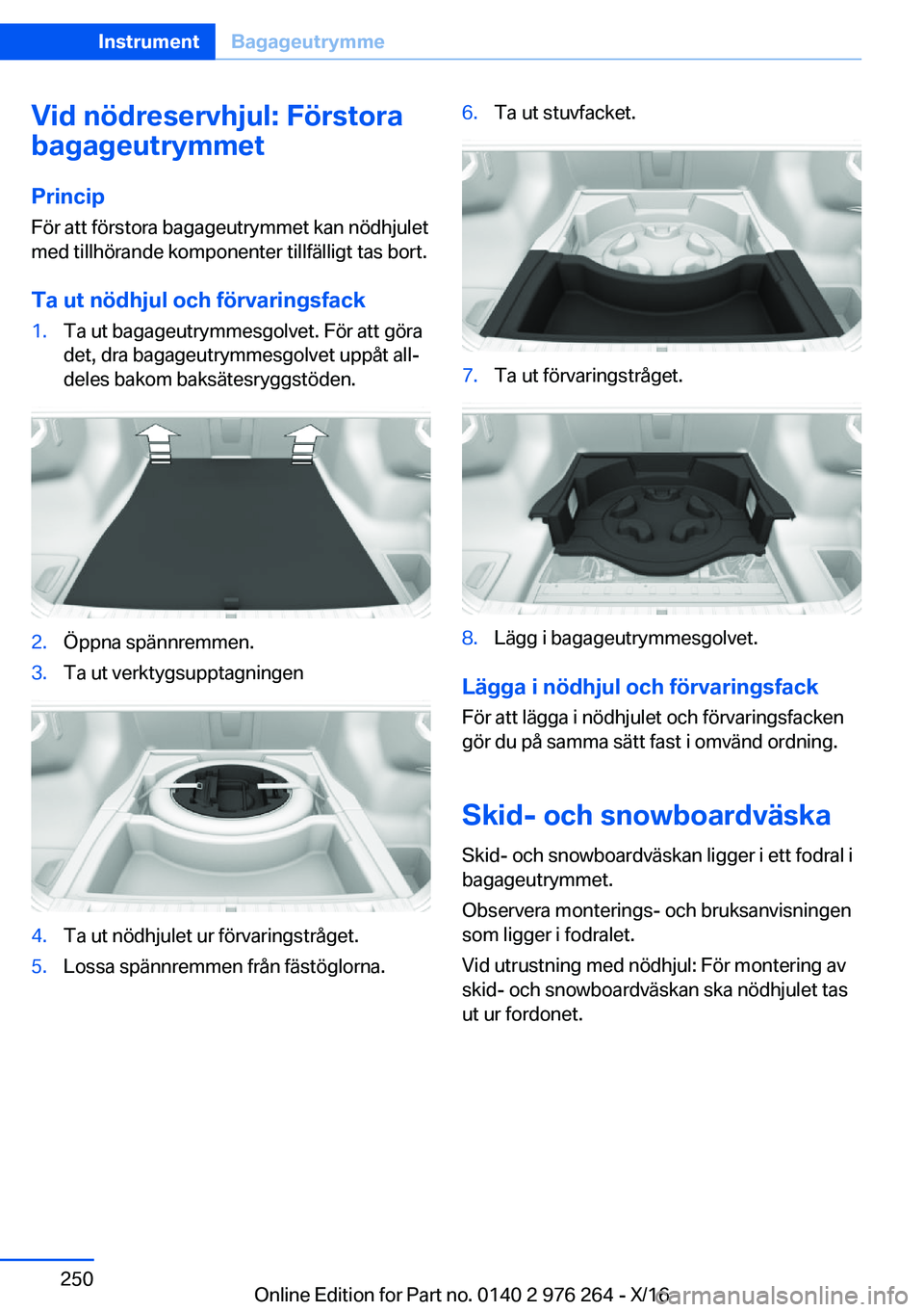BMW 7 SERIES 2017  InstruktionsbÖcker (in Swedish) �V�i�d��n�