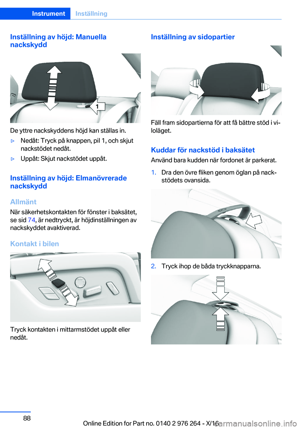BMW 7 SERIES 2017  InstruktionsbÖcker (in Swedish) �I�n�s�t�ä�l�l�n�i�n�g��a�v��h�