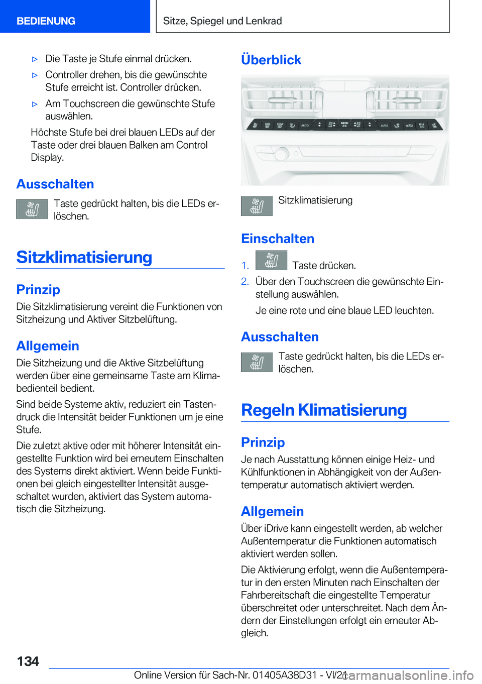 BMW 8 SERIES 2022  Betriebsanleitungen (in German) x�D�i�e��T�a�s�t�e��j�e��S�t�u�f�e��e�i�n�m�a�l��d�r�