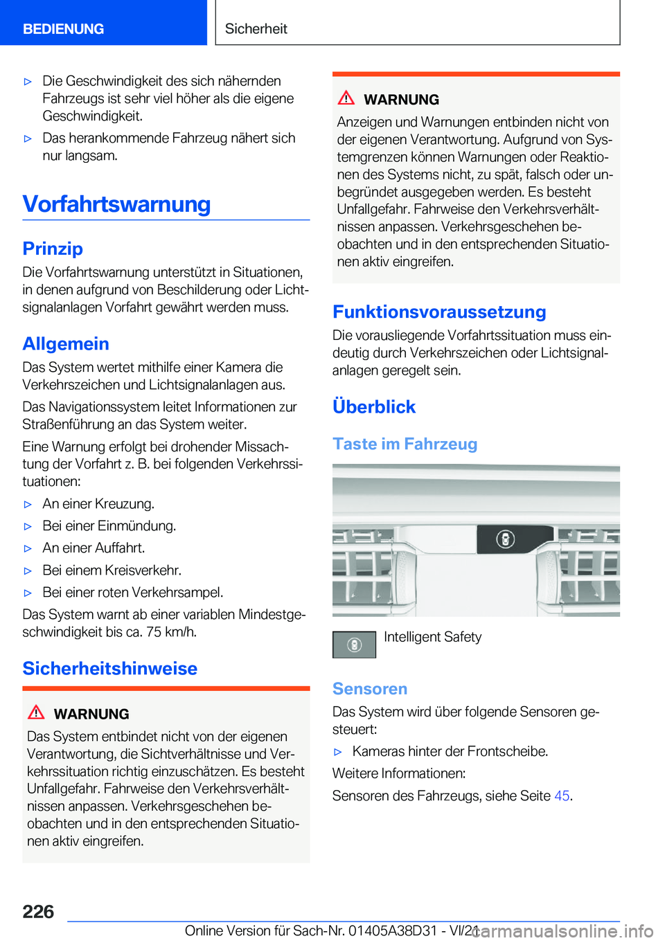 BMW 8 SERIES 2022  Betriebsanleitungen (in German) x�D�i�e��G�e�s�c�h�w�i�n�d�i�g�k�e�i�t��d�e�s��s�i�c�h��n�