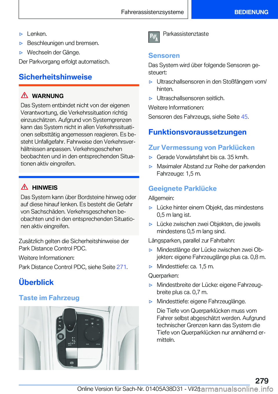 BMW 8 SERIES 2022  Betriebsanleitungen (in German) x�L�e�n�k�e�n�.x�B�e�s�c�h�l�e�u�n�i�g�e�n��u�n�d��b�r�e�m�s�e�n�.x�W�e�c�h�s�e�l�n��d�e�r��G�