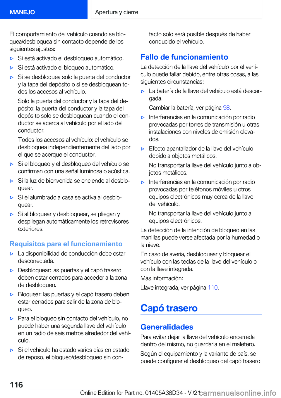 BMW 8 SERIES 2022  Manuales de Empleo (in Spanish) �E�l��c�o�m�p�o�r�t�a�m�i�e�n�t�o��d�e�l��v�e�h�
