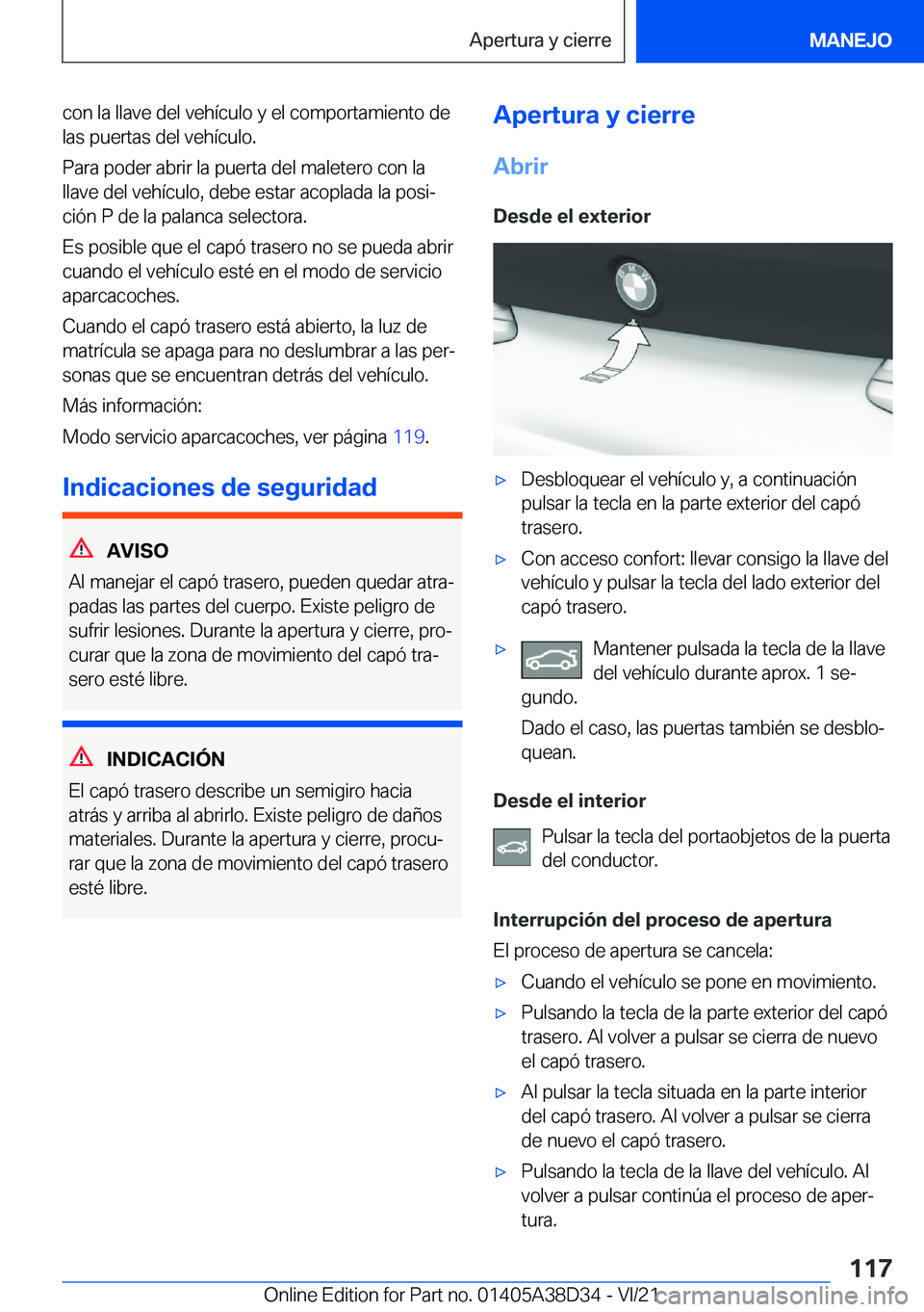 BMW 8 SERIES 2022  Manuales de Empleo (in Spanish) �c�o�n��l�a��l�l�a�v�e��d�e�l��v�e�h�