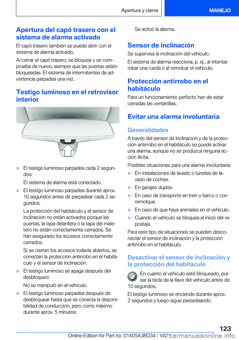 BMW 8 SERIES 2022  Manuales de Empleo (in Spanish) �A�p�e�r�t�u�r�a��d�e�l��c�a�p�
