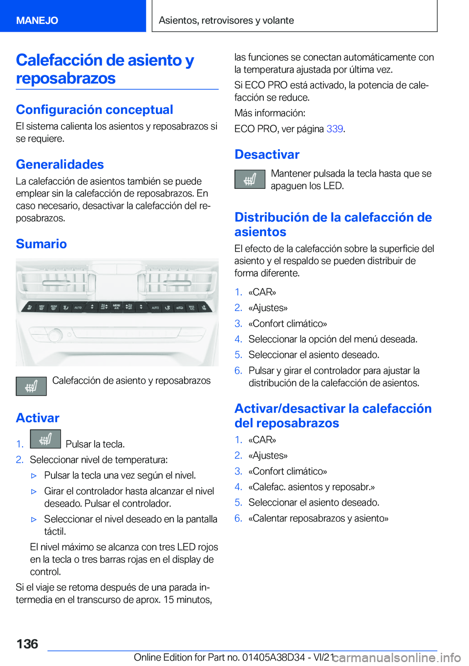 BMW 8 SERIES 2022  Manuales de Empleo (in Spanish) �C�a�l�e�f�a�c�c�i�