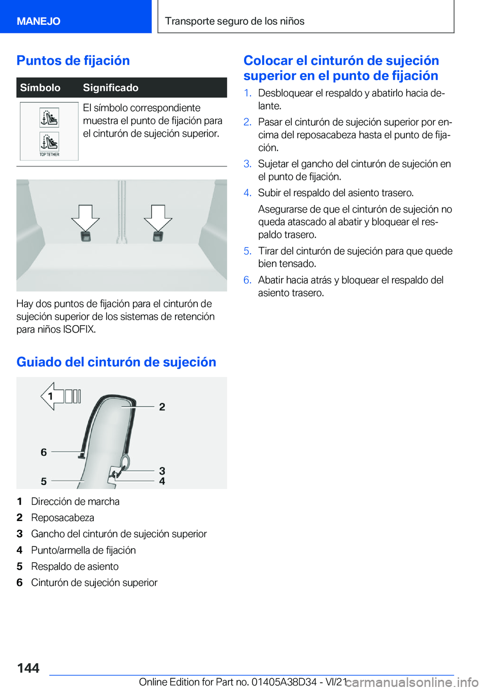 BMW 8 SERIES 2022  Manuales de Empleo (in Spanish) �P�u�n�t�o�s��d�e��f�i�j�a�c�i�