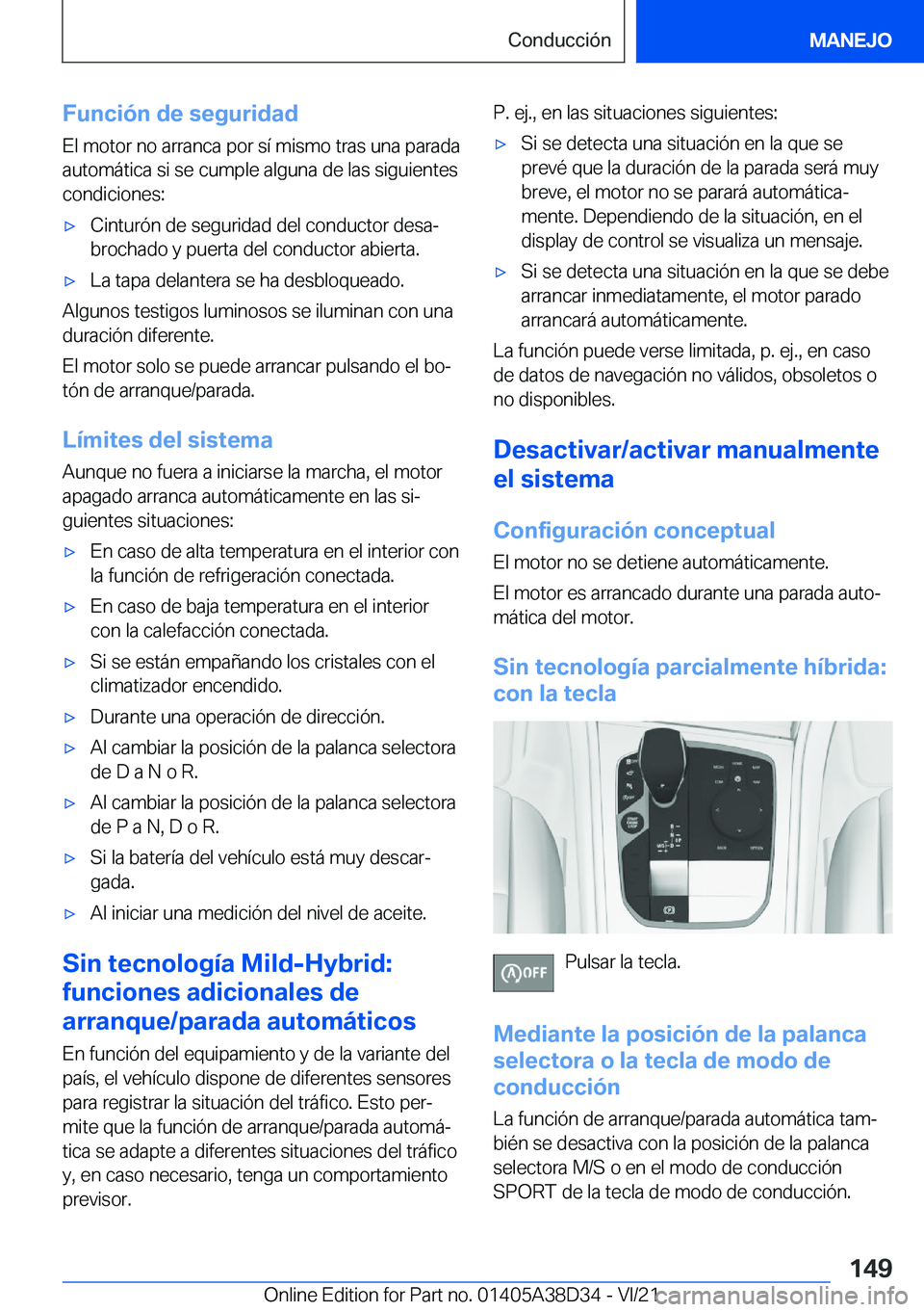 BMW 8 SERIES 2022  Manuales de Empleo (in Spanish) �F�u�n�c�i�