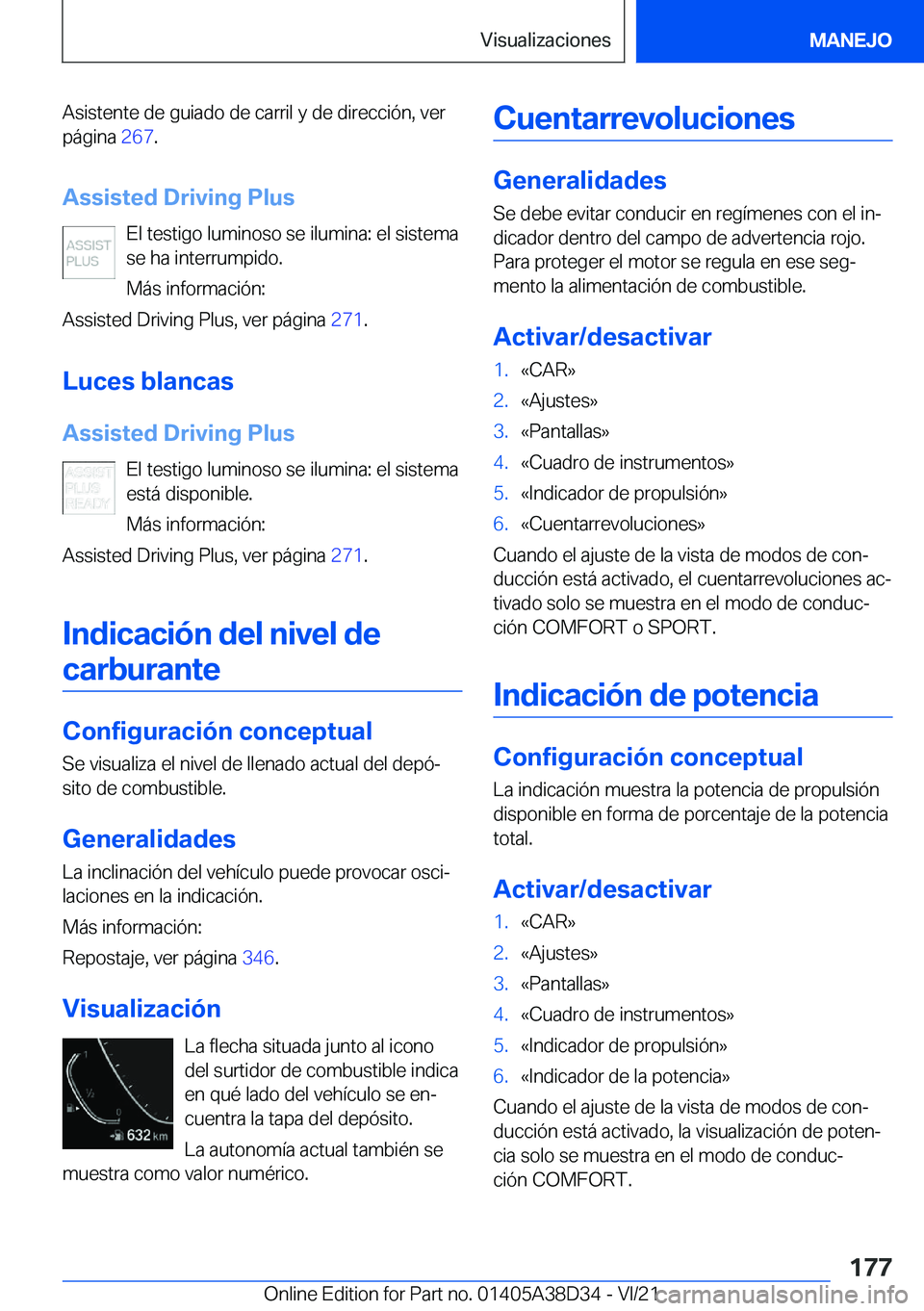 BMW 8 SERIES 2022  Manuales de Empleo (in Spanish) �A�s�i�s�t�e�n�t�e��d�e��g�u�i�a�d�o��d�e��c�a�r�r�i�l��y��d�e��d�i�r�e�c�c�i�