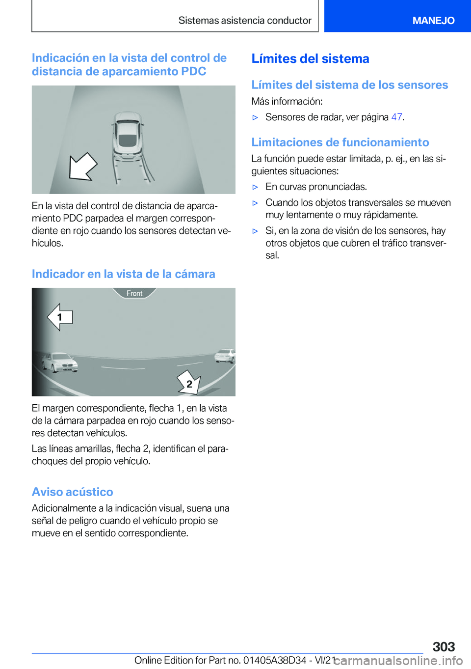 BMW 8 SERIES 2022  Manuales de Empleo (in Spanish) �I�n�d�i�c�a�c�i�
