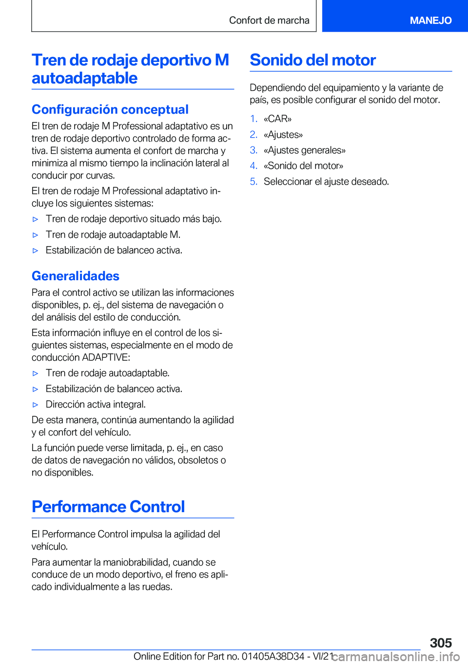 BMW 8 SERIES 2022  Manuales de Empleo (in Spanish) �T�r�e�n��d�e��r�o�d�a�j�e��d�e�p�o�r�t�i�v�o��M�a�u�t�o�a�d�a�p�t�a�b�l�e
�C�o�n�f�i�g�u�r�a�c�i�