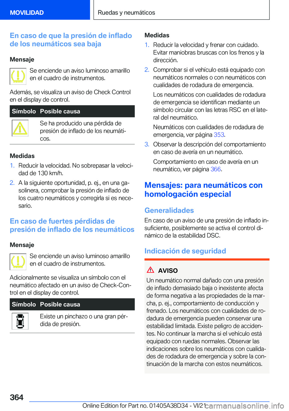BMW 8 SERIES 2022  Manuales de Empleo (in Spanish) �E�n��c�a�s�o��d�e��q�u�e��l�a��p�r�e�s�i�