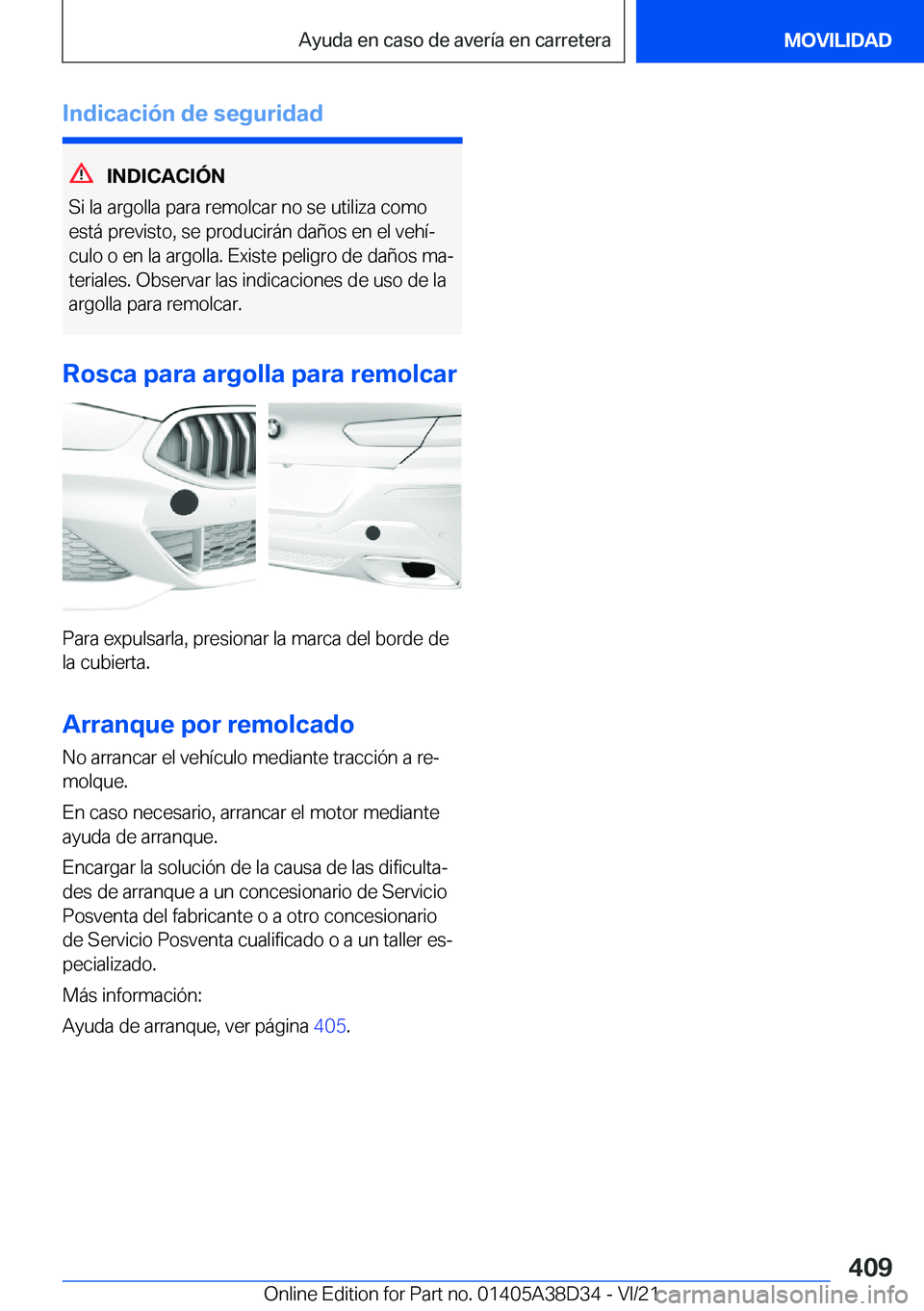 BMW 8 SERIES 2022  Manuales de Empleo (in Spanish) �I�n�d�i�c�a�c�i�