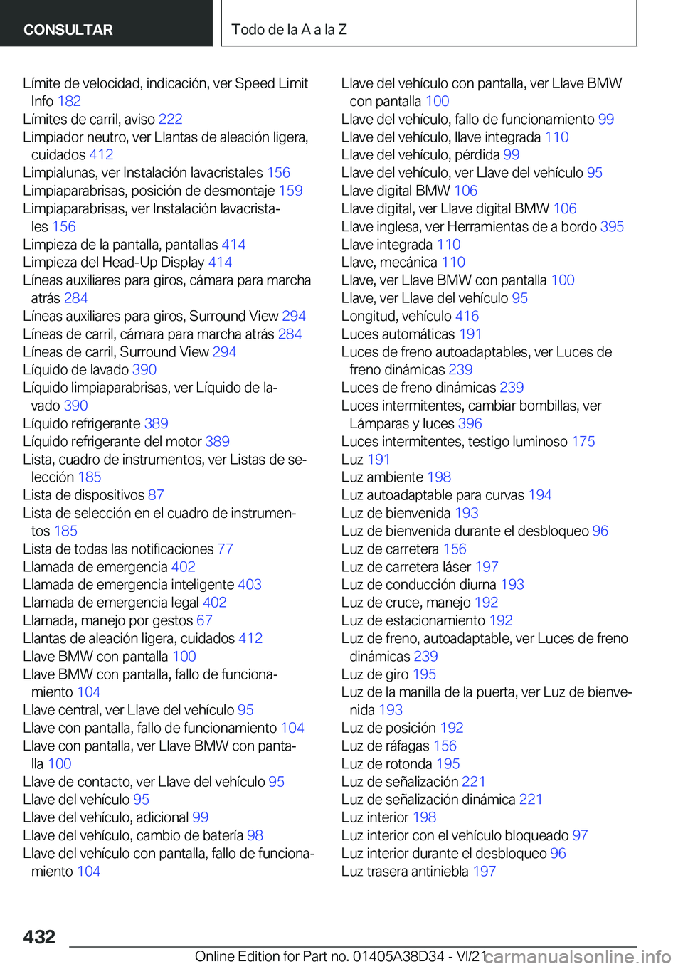 BMW 8 SERIES 2022  Manuales de Empleo (in Spanish) �L�
